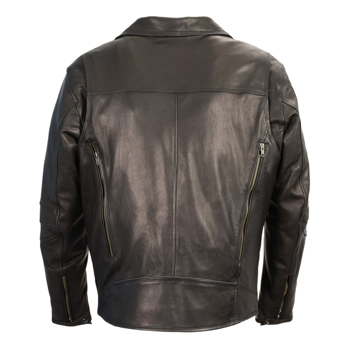 back of jacket on display