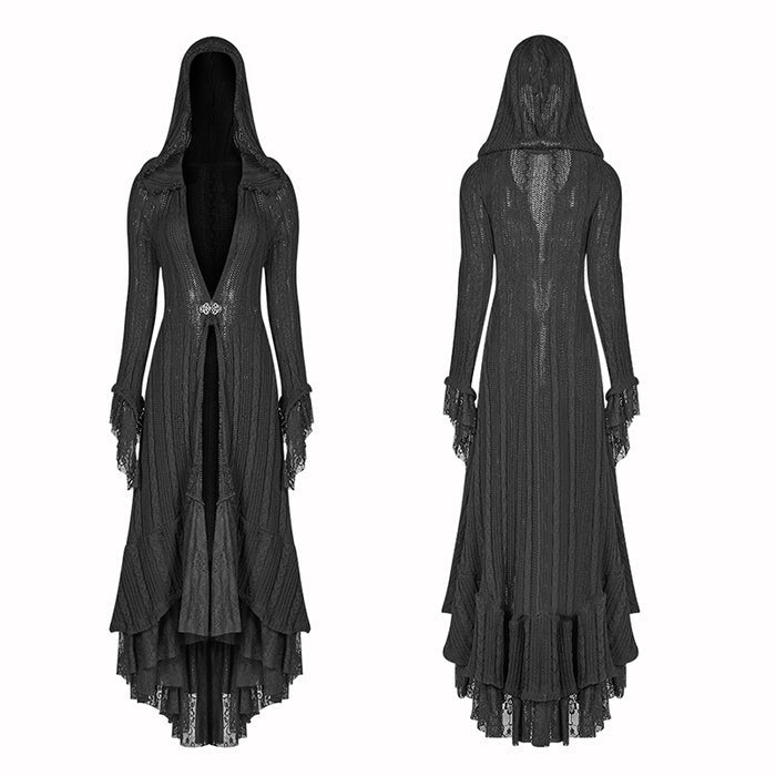 front and back of hoodie on display