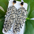 Long Leaf Drop Earrings