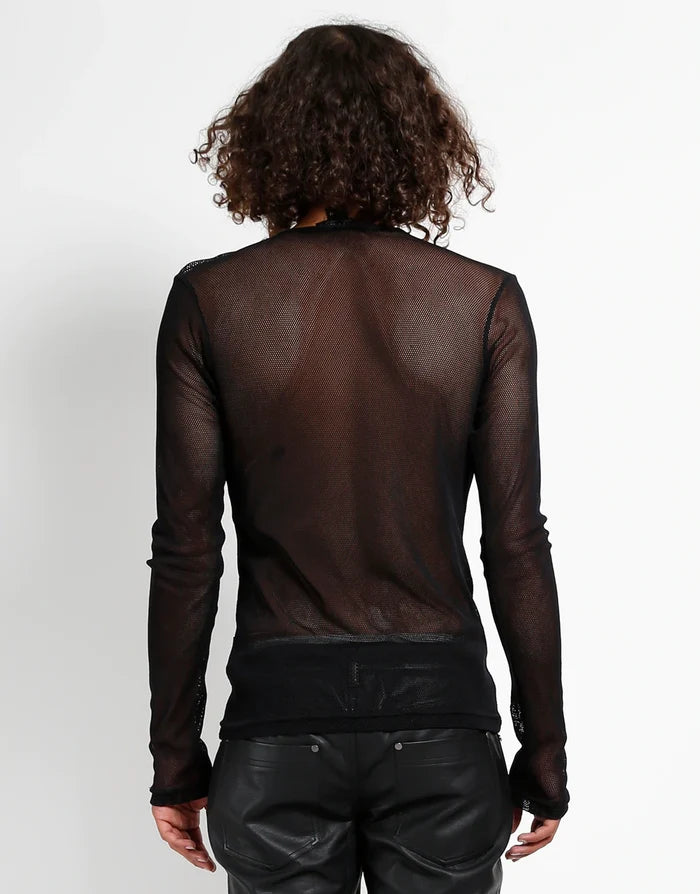 model showing back of top