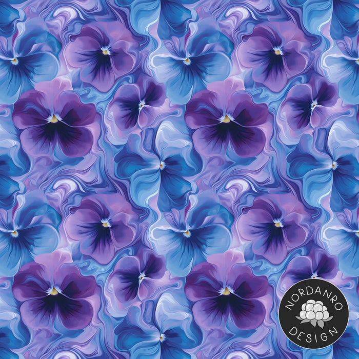 Marbled Violets Organic Jersey