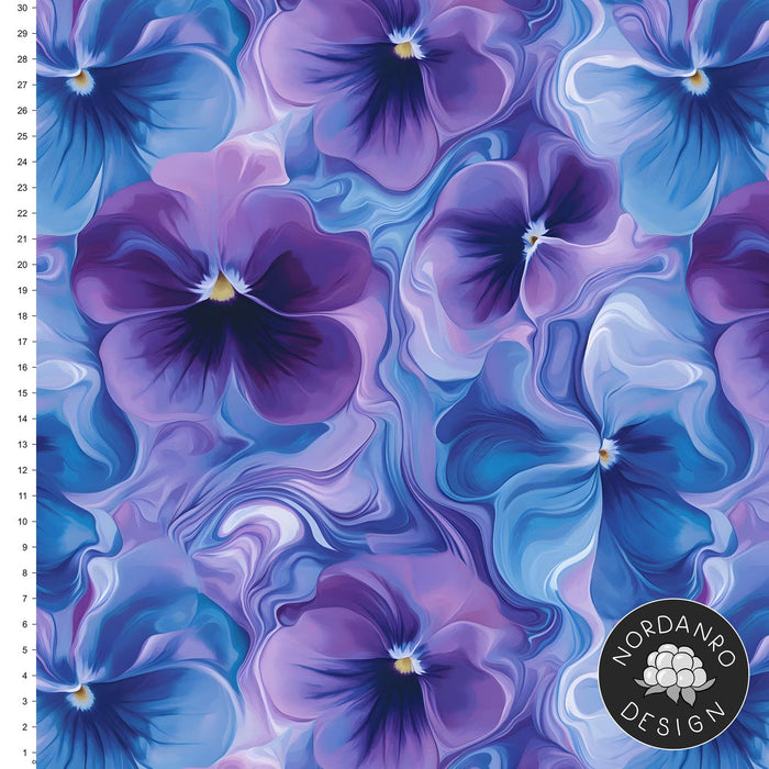 Marbled Violets Organic Jersey