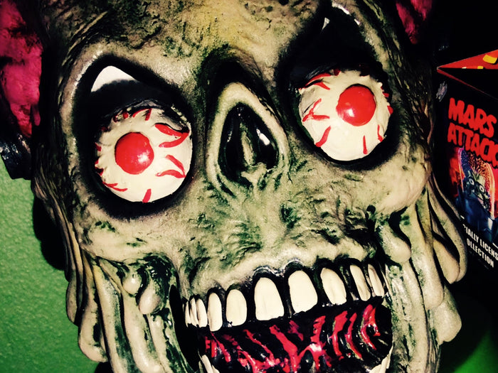front of mask