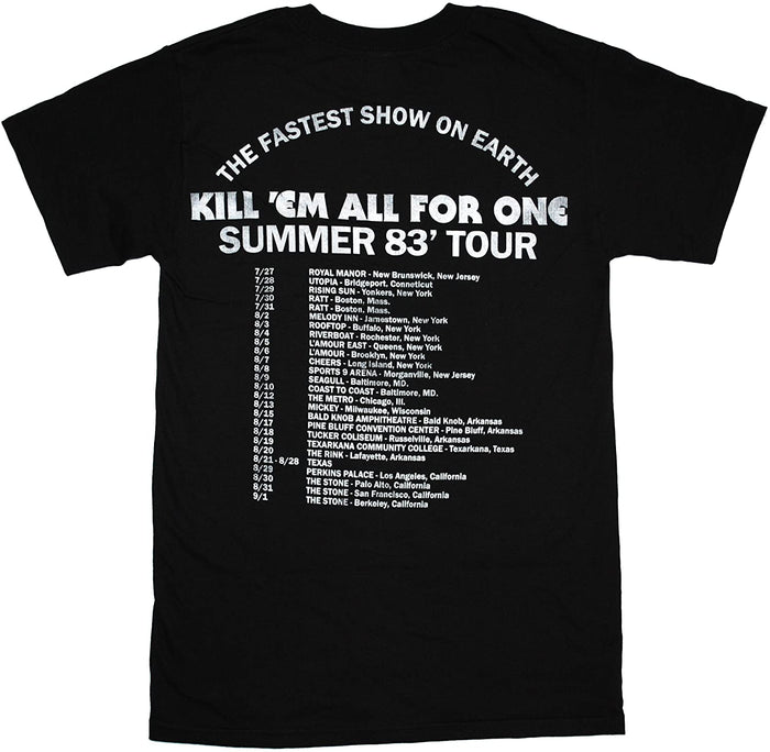 model showing back of shirt