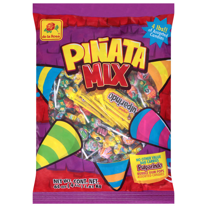 Mezcla surtida de dulces para piñata De La Rosa, 64 oz