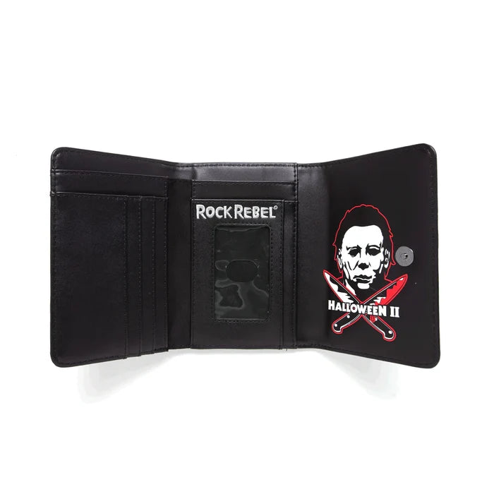 inside of wallet on display