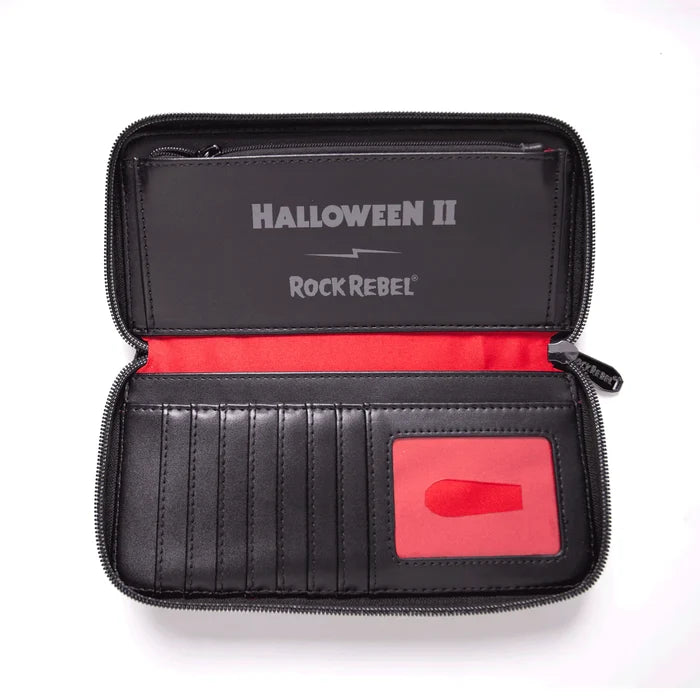 inside of wallet on display