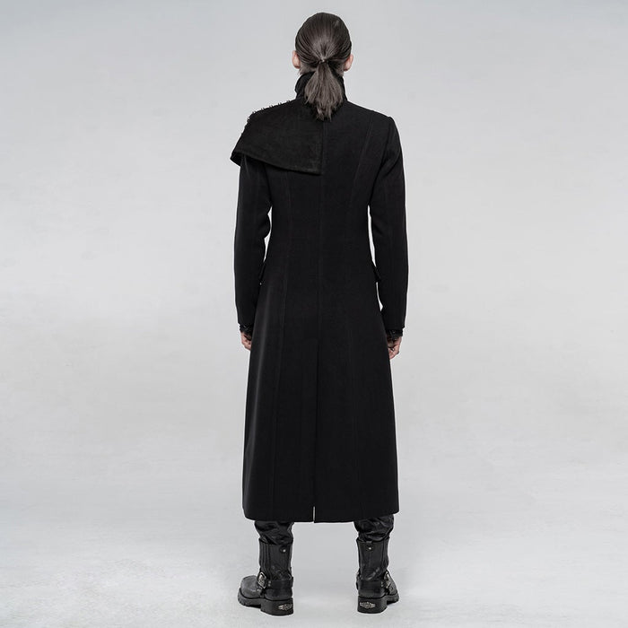 model showing back of coat