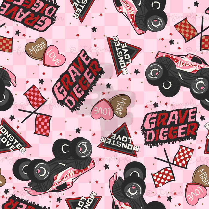 Monster Truck Lover - Girly