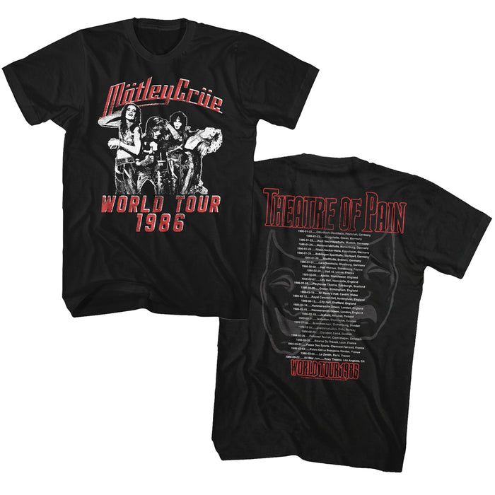 front and back of shirt on display