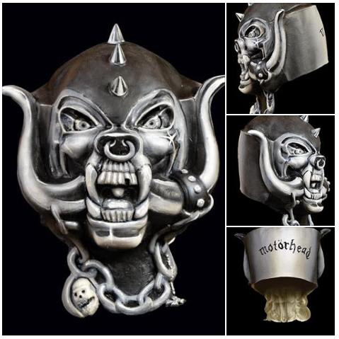 front, sides and back of mask