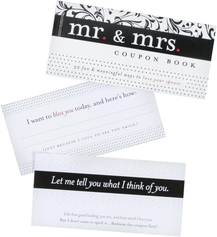 mr. & mrs. coupon book