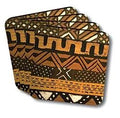 Mud Cloth III Beverage Coaster