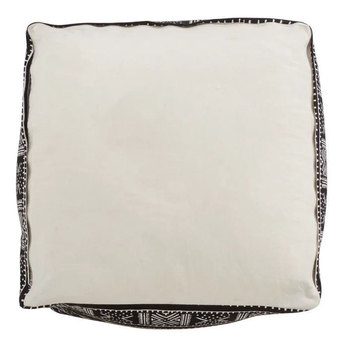 Mudcloth pouf