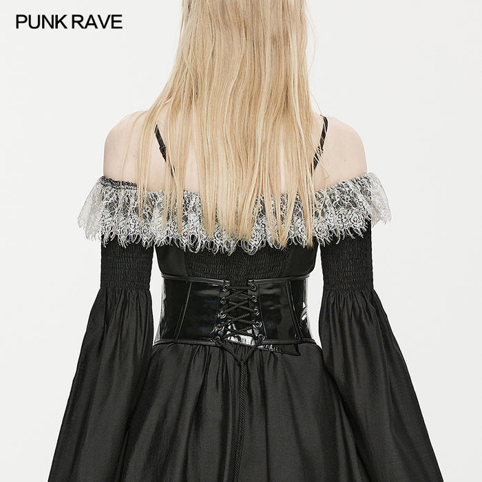 model showing back of cincher
