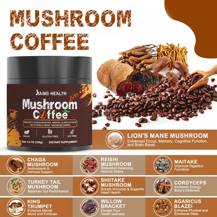Mushroom Coffee Powder by Beauty Night Fashion
