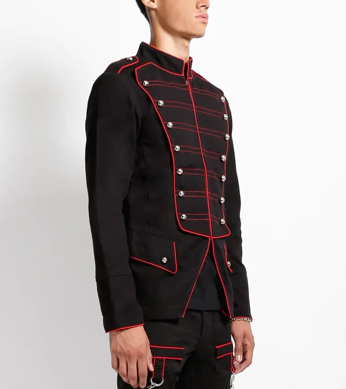 model showing side of jacket