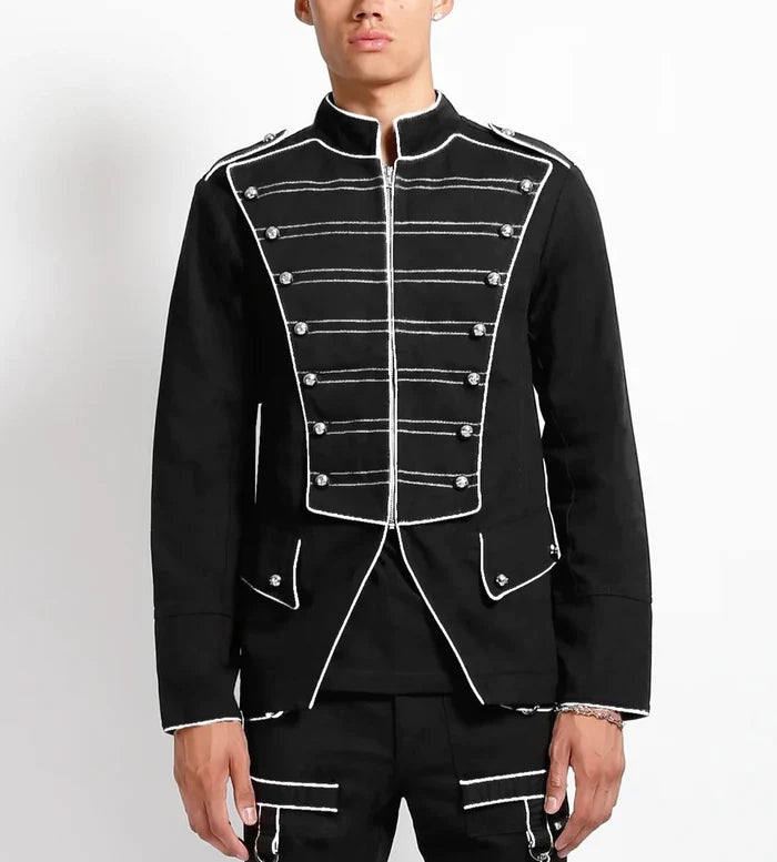 model showing front of jacket