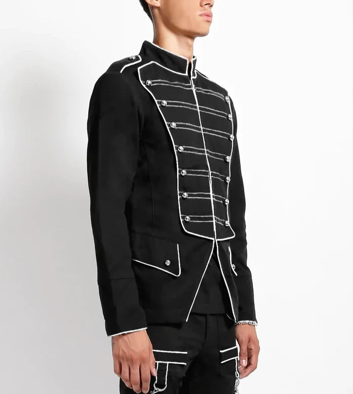 model showing side of jacket