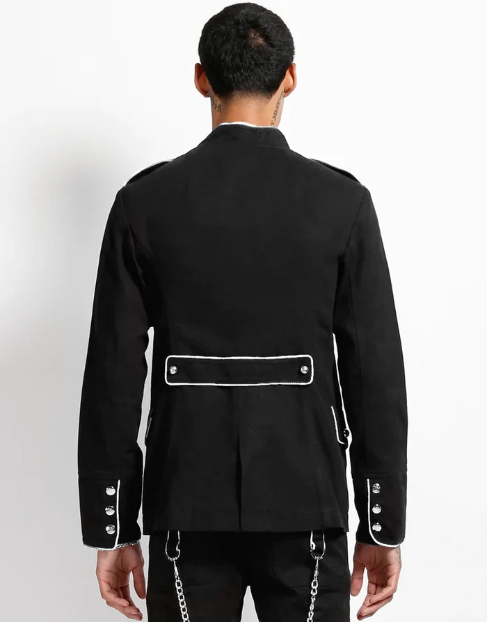 model showing back of jacket