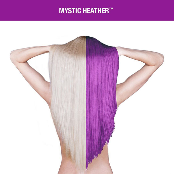 hair dyed with mystic heather dye