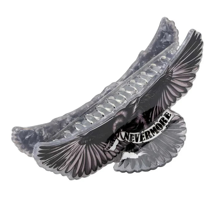 hair clip on display with white background