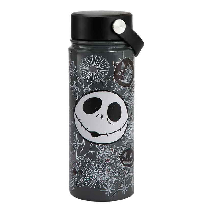 front of bottle on display