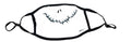 front of mask