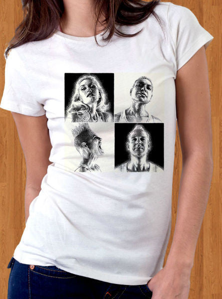 model showing front of shirt