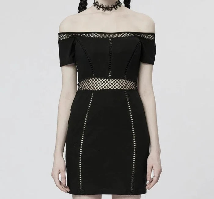 model showing front of dress