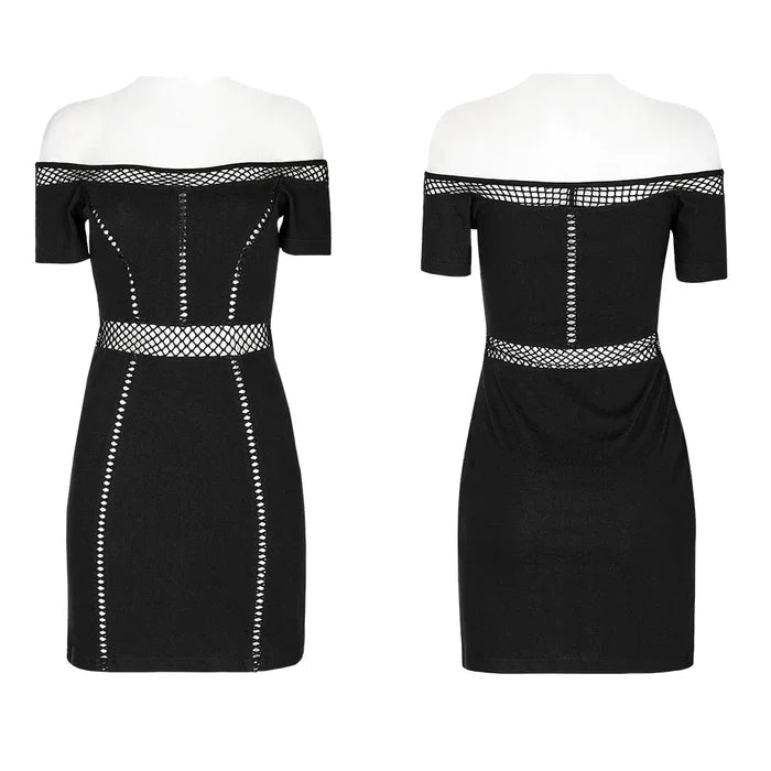 front and back of dress on display