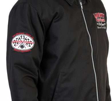model showing side of jacket