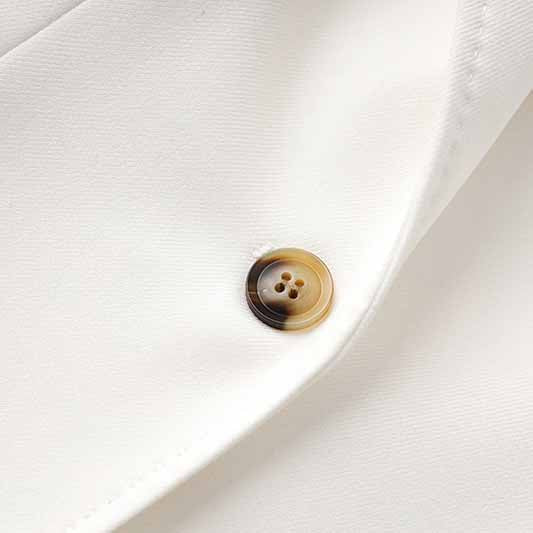 One Button White Pantsuit Fitted Blazer + Mid-High Rise Trousers Pantsuit Suit Formal Wear
