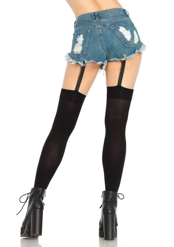model showing back of pantyhose