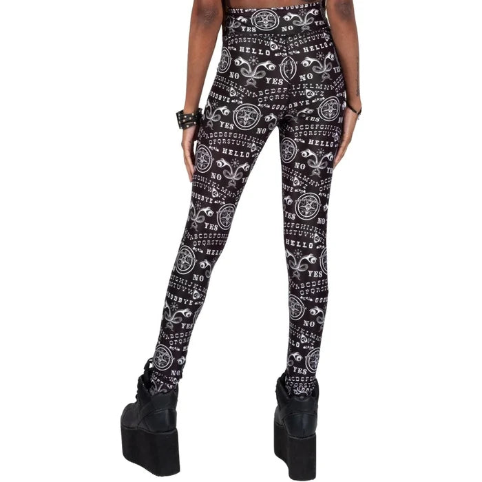 model showing back of leggings