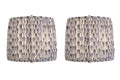 Pair of Floral Lamp Shades