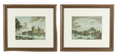 Pair of Lithographs of English Castles