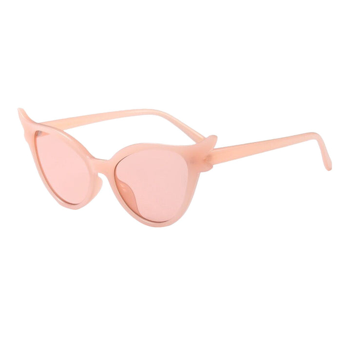 side of glasses on display