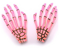 pink hair clips