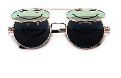 glasses on display
