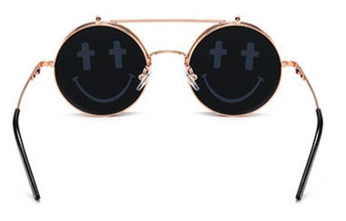 glasses on display
