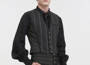 model showing side of vest