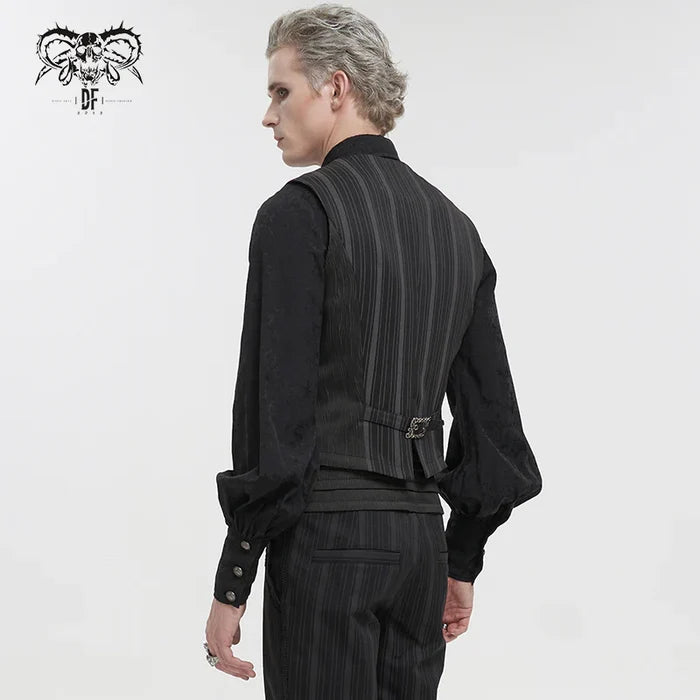 model showing back of vest