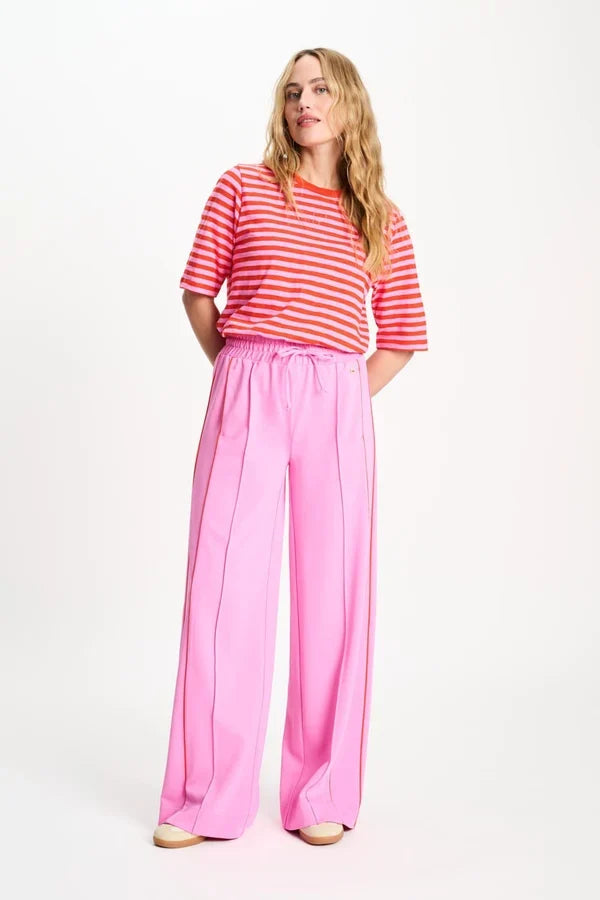 POM TRACKPANTS COLOURBLOCK in Cheering Pink from POM Amsterdam
