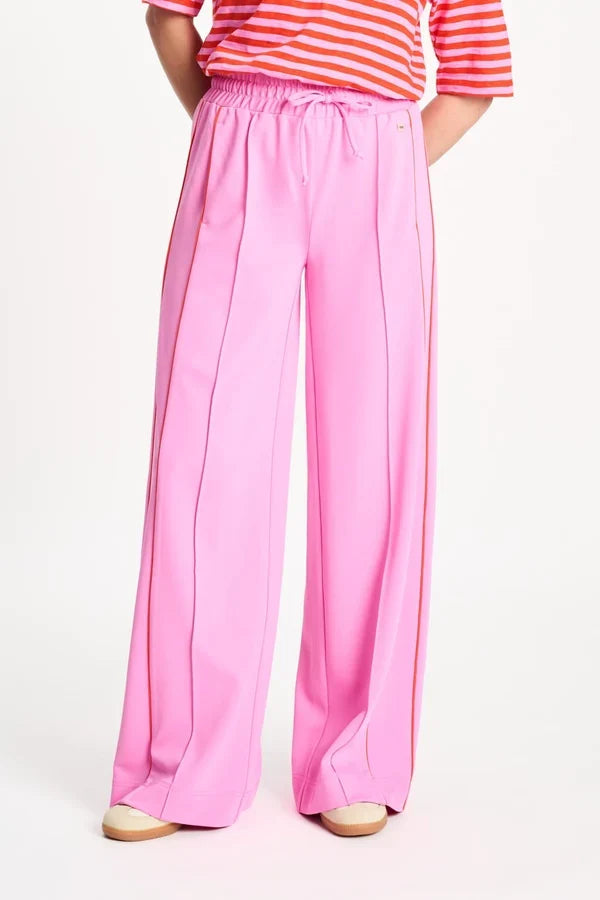 POM TRACKPANTS COLOURBLOCK in Cheering Pink from POM Amsterdam