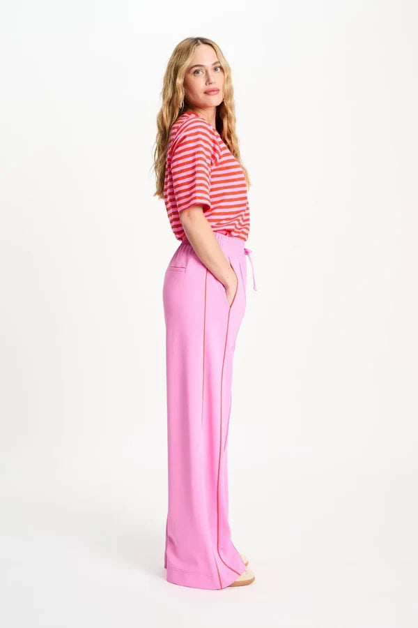 POM TRACKPANTS COLOURBLOCK in Cheering Pink from POM Amsterdam