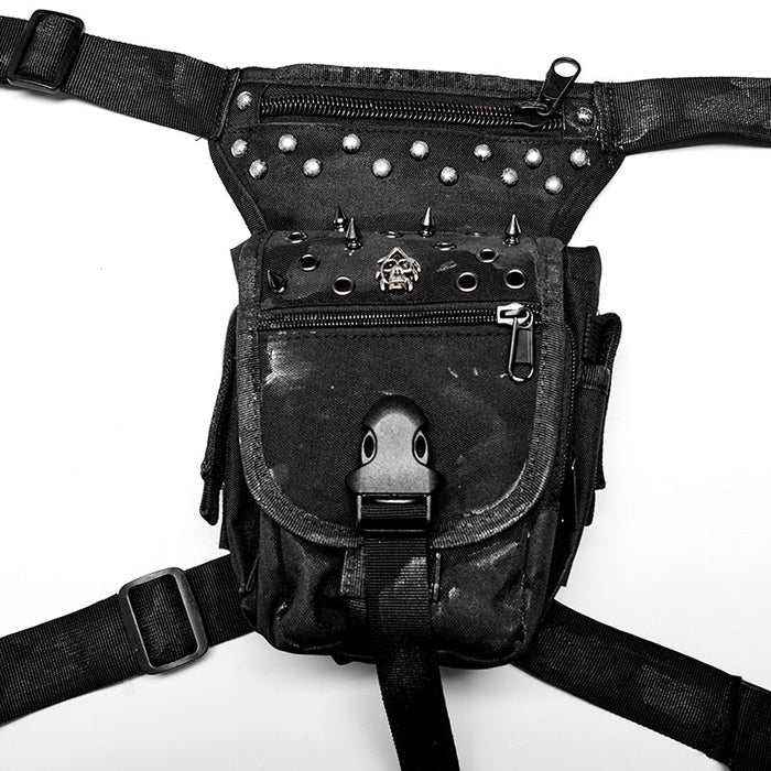 close up details of bag