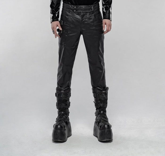 model showing front of pants