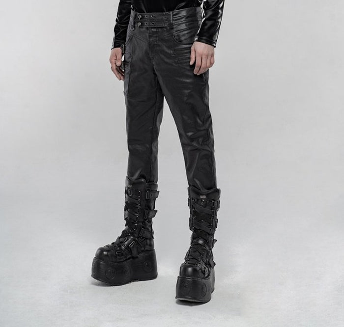 model showing front of pants