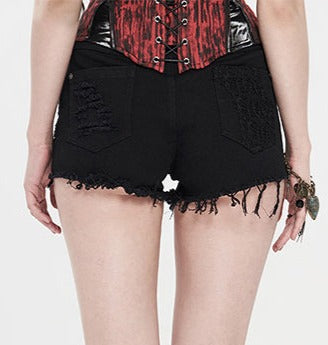 model showing back of shorts